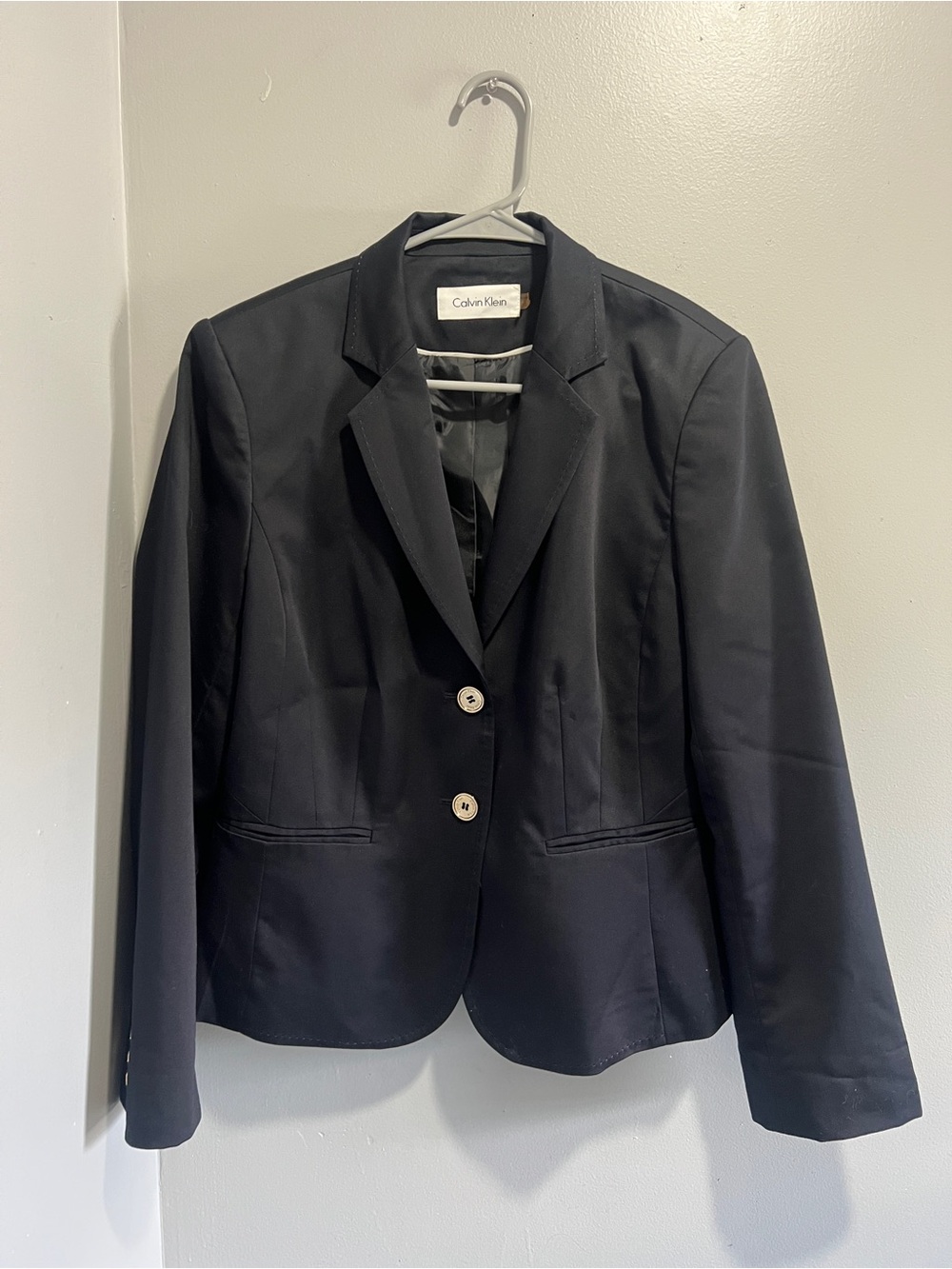 Calvin Klein Black Tailored Blazer